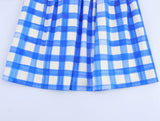 MQTIME  -  Spring And Summer Fashion New Women's Clothing French High Waisted Casual Plaid MIDI Mid Length Skirt