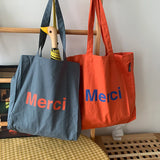 MQTIME  -  Large Capaci Canvas oulder Bag Women's Tote Handbag Eco-friendly op Bag Artistic Sle Casual Soft Bapa