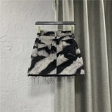 MQTIME  -  Y2K Women New High Waist Tie Dye Denim Skirt Retro Harajuku Fashion Hot Girl Raw Edge Skirt Sexy Versatile Mini Skirt Streetwear