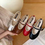 MQTIME  -  New Retro Women's Mary Jane Shoes Fashion Round Head Casual Shoes for Woman Sweet Lolita Flat Shoe Designer Shoes Zapatos Mujer