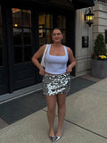 MQTIME  -  Y2K Sequin Mini Skirt for Women Sexy Female Low Waist Hip Package Short Party Skirts Fashion Summer Glitter Vacation Beachwear