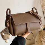 MQTIME  -  New Retro Pillow Bag Simple Solid Color Versatile Personality Single Shoulder Crossbody Bag Fashionable Niche Women's Bag