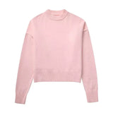 Mqtime Autumn Warm Sweater Women Pullovers Winter New Korean Women Lazy Elegant Casual Loose Knitted Sweater Female Tops Jumper