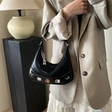  MQTIME  -  Shiny Stone Mini Handbag Crossbody Bag Shoulder Bags American Retro Big Wallet and Phone Storage Bag Woman Bags Purse