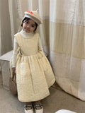  MQTIME  -  Baby Girls Cotton Dress Children's Autumn Winter Thicken Gown Princess Warm Fashion Vestidos Kids Fashion Clothing 2-8 Years