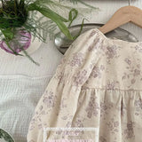 MQTIME  -  New Spring European American Style Sister Dress 1-4Yrs Girl Party Dress Long Sleeved Cotton Print Kids Princess Dresses