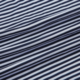 MQTIME  -  New women's clothing, simple blue striped knitted casual pants, women's loose sports beach straight-leg trousers