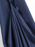  MQTIME  -  Silk Satin Texture Halter Dress Silky Smooth Hanging Neck Sleeveless Loose Backless Women Strap Long Dresses Slimming Vest Robe