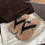 MQTIME  -  New Korean Version Women's Shoes Luxury Leather Slippers for Woman Fashion Vacation Casual Shoes Designer Shoes Zapatos De Mujer