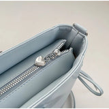  MQTIME  -  Transparent Ita Bag 3-in-1 Tote Backpack, Large Capacity Leather Shoulder Handbag, Multi-compartment Versatile Bag Clear Window