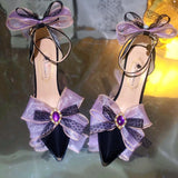 MQTIME  -  Lolita Cosplay Y2K Heels Pink Dreamy Bridal Wedding Shoes 2000S Heels High Quality Designer Luxury Shoes Elegant Women's Sandals