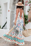 MQTIME  -  Oversize Beach Dress Strapless Loose Fit Boho Maxi Dress Round Neck Sleeveless Sundress Mujer Vestidos Vacation Robes