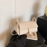 MQTIME  -  New Retro Pillow Bag Simple Solid Color Versatile Personality Single Shoulder Crossbody Bag Fashionable Niche Women's Bag