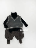MQTIME  -  Toddler Boys Vest Versatile Sleeveless Contrast Thicken Warm Kids Baby Girls Waistcoat New Winter Little Boys Vest