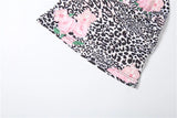 MQTIME  -  Fashion Leopard Skirt Set Women Sexy V-neck Sleeveless Cropped Slim Vest Asymmetrical Midi Skirt Suit Lady Vacation Outfits