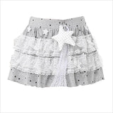 MQTIME  -  Lace Edge Japanese Sweet American Spice Girl Skirts Y2k Constrast Color Punk Print Tiered Jupe Preppy Style Pleated Casual Skirt