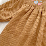  MQTIME  -  Spring Korean Style Girls' Matching Sister Set Long Sleeve Bodysuit with Embroidery Princess Outfit Infant Romper Baby Clothes