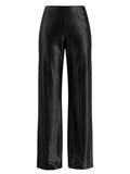 MQTIME  -  High Waist Silk Satin Wide Leg Pants Straight Cut Women's Premium Quality Trousers Drapey Elegant Fashionable Spring