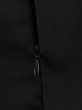 MQTIME  -  Women Vintage Black Short Puff Sleeve Dress Slim A-Line Mini Dress Fashion Summer Casual Basics Office Lady Chic Dresses