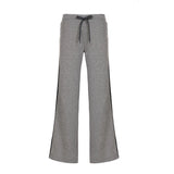 MQTIME  -  Pants Leather Womens Original European Designer Italian Collection Fashion Style Classical Elegant Formal Tailoring Height Unise