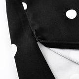 MQTIME  -  Women's Fashion Polka Dot Wide Leg Pants High Waist Flare Hem Commuting Casual Streetwear Trousers New Women Pants