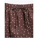 MQTIME  -  Brown Polka Dot Bubble Shorts Women Elastic Drawstring Waist Loose Flowy Puffy Short Pants Summer Holiday Weekend Shorts