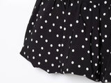 MQTIME  -  Polka Dot Slanted Shoulder Fashion Women Dress 2025 New Slim Sleeveless Black Party Dress For Summer Streetwear Woman Clothing