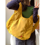 MQTIME  -  Hot Girls Yellow Backpack Women Retro Large Capacity Y2k Backpacks Female Vintage Fashion Mochila Schoolbag Aesthetic