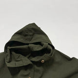  MQTIME  -  Autumn New Children Hooded Windbreaker Solid Boys Dolman Sleeve Zipper Jacket Fashion Girls Loose Coat Cotton Kids Clothes