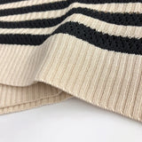 MQTIME  -  Summer New Children Short Sleeve Casual Polo Shirts Baby Boy Girl Hollow Out Knitwear Toddler Kids Striped Knitted Lapel Tops