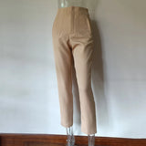 MQTIME  -  New Women Casual Pants High Waist Slim-fit Basic Pants Popular Hot Sale Plaid Color Straight Style Daily Trousers