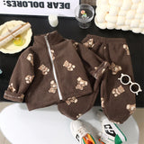  MQTIME  -  1 3 5 10 12Y Boys Girls Sets Kids Fluffy Suit Autumn Winter Warm Coat+Pants 2Pcs Outfits Children Fleece Cartoon Flannel Clothes