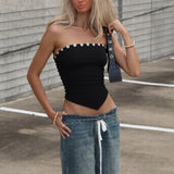  MQTIME  -  2026 New Shell Buckle Decorative Versatile Tube Top Women