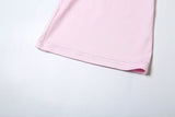 MQTIME  -  Casual Trendy Chic Set Heart Hollow Top Micro Pull Pants Stylish Summer Party Outfit Solid Color Sleeveless Vest Sexy Hot Girl