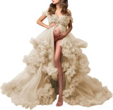 MQTIME  -  Maternity Dresses Photoshoot Pregnancy  vestidos para embarazadas baby shower