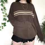 MQTIME  -  Women's Crew Neck Long Sleeve Sweater Autumn Casual Commuter Style European And American Fashion by