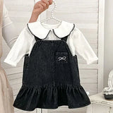 MQTIME  -  New Autumn Infant Baby Girls Sports Clothes Suit Sleeveless Vest+Pants Long Sleeved T-shirt 0-5Yrs Children Clothes Set