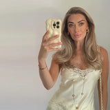 MQTIME  -  Sexy Lace Patchwork Women's Top Shorts Set V-neck Sleeveless Backless Tops Loose Short Pant 2025 Summer Fashion Lady Suit Outfit