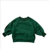  MQTIME  -  Autumn New Children Sweatshirt Solid Boys Girls Long Sleeve Vintage Pullover Kids Casual Sweatshirt Cotton Baby Clothes