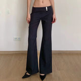 MQTIME  -  Casual Pants Ripped Womens Korean Kpop Streetwear Trendy Ins Urban Fashion Tide Young Oversized Harajuku Hip Feeling Girl Female