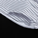 MQTIME  -  Women's Casual Striped 2 Piece-Set Shorts Contrast Bow Lace-Up Cardigan Loose Shorts Daily Party Fashion Female Sets New