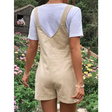 Mqtime Maternity Jumpsuits Knee-length Plus Size Summer Fashion Pregnant Woman Rompers Solid Color Pregnancy Overalls Cotton Clothes