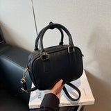 MQTIME  -  Retro Fashion Simple Japanese Style Large Capacity PU Storage Bag Crossbody Bags Shoulder Bag Tote Bags Women's Bag