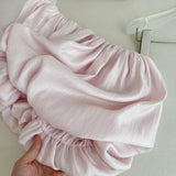  MQTIME  -  Streetwear Fairy Summer Mini Pleated Skirts Women High Waist A-line Sweet Solid Harajuku Jupe Y2k Aesthetic Grunge Skirt