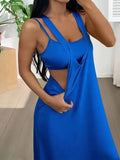 MQTIME  -  Sexy Maxi Dress Sleeveless Backless Slim Two Piece Set 2026 Summer Women Party Y2K Bodycon Elegant Dresses Female Clothing