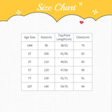 MQTIME  -  Baby Girl Boy Bamboo Cotton Pajamas Set Cartoon Infant Toddler Child Sleepwear Baby Home Suit Breathable  Baby Clothes 1-10Y