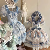 MQTIME  -  Young Girl Birthday Lolita Tutu Dress Trailing Princess Adult Party Dress Women Wedding High Quality Dress Photography Clothes