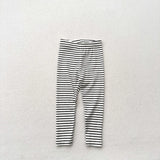  MQTIME  -  Autumn New Children Striped Leggings Cotton Girls Stretch Pants Boys Casual Pants Baby Ribbed Leggings Kids Trousers
