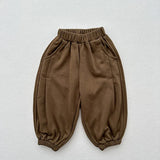  MQTIME  -  Autumn New Children Casual Pants Cotton Girls Sweat Pants Solid Boys Loose Trousers Kids Harem Pants Baby Clothes