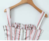 MQTIME  -  New sexy girl waist-tie vest with European and American style; slimming top for foreign trade
